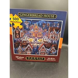Dowdle Folk Art Puzzle 500 Pieces Martha's Vineyard Artist Poster New